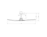 Outdoor DC Deckenventilator TAMAO weiss 150 cm