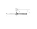 Energiespar Deckenventilator 3PLUS3 weiß Wi-Fi 130 cm Energiespar Deckenventilator 3PLUS3 weiß Wi-Fi 130 cm