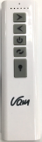 Ventilatore da soffitto KOA nero con LED 152 cm