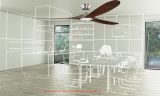 Ventilatore da soffitto KOA nero con LED 152 cm