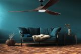 Ventilatore da soffitto KOA MB noce con LED 152 cm Ventilatore da soffitto KOA MB noce con LED 152 cm