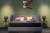 Ventilatore da soffitto KOA nichel satinato con LED 152 cm Ventilatore da soffitto KOA nichel satinato con LED 152 cm