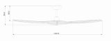 Outdoor Deckenventilator LINES WI-FI schwarz 150 cm Outdoor Deckenventilator LINES WI-FI schwarz 150 cm