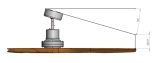 Ceiling fan KAUAI white Pine 130 cm Ceiling fan KAUAI white Pine 130 cm