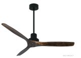 Ventilatore da soffitto KAUAI nero wild-walnut 130 cm