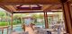 Energiespar Outdoor Deckenventilator TAMAO schwarz/Koa 150 cm