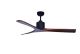 Ventilateur de plafond NEW SLICE black OAK 140 cm