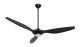 Ventilateur de plafond SLIMLED noir Koa 160 cm