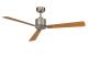 Energiespar Deckenventilator FACTORY nickel 107 CM