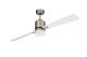 Energiespar Deckenventilator FACTORY nickel 107 CM
