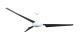 Ventilatore da soffitto VOGUE LED bianco/nero 193 cm