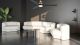 Ceiling fan YIN rose brass 130 cm WI-FI