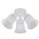 Luce per ventilatore da soffitto 3 light flush bianco 24316