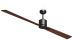 Energiespar Deckenventilator FACTORY WI-FI schwarz 180 cm