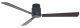 Energiespar Deckenventilator FACTORY WI-FI schwarz 180 cm