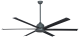 HVLS Deckenventilator THE BIG Wi-Fi graphit 180 cm