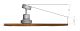 Energiespar Deckenventilator HYPE WI-FI geölte Bronze Wild-Walnut 107 CM