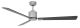 Energiespar Deckenventilator FACTORY nickel 132 CM