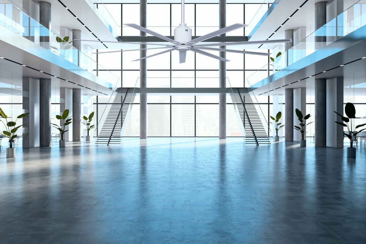 HVLS Ceiling fan THE GIANT white 250 cm