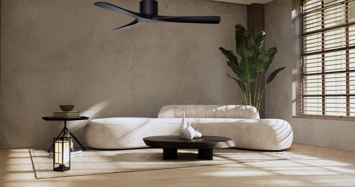 Energiespar Deckenventilator NEW SLICE BRONZE WALNUSS 140 cm