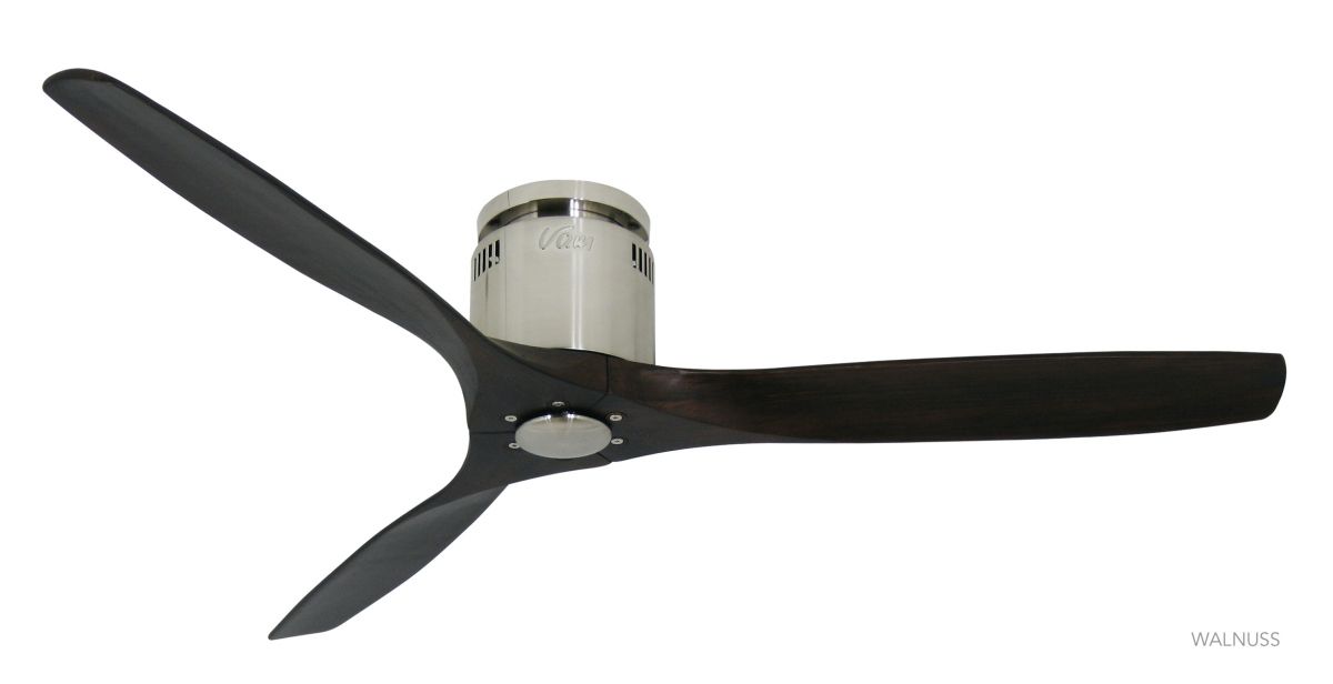 Deckenventilator SLICE Nickel Walnuss