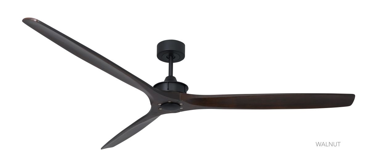 Ventilador de techo HYPE WI-FI negro Nogal