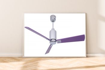 Energiespar Deckenventilator FACTORY Lavendel